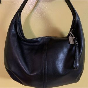 Coach Black Leather Hobo